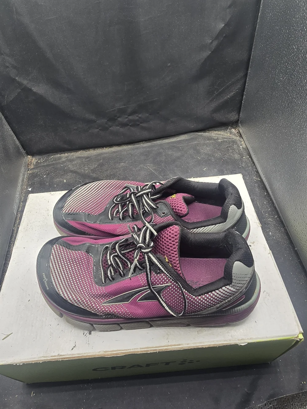 Altra Women's Magenta and Black Athletic Running Shoes